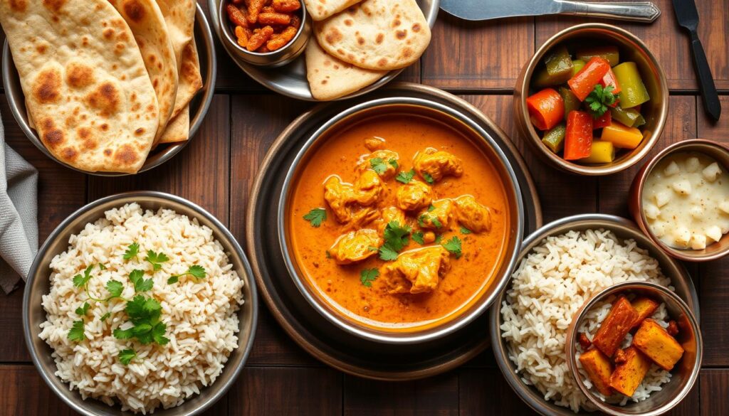 butter chicken accompaniment