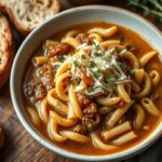 french onion soup pasta