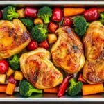 sheet pan chicken and veggies