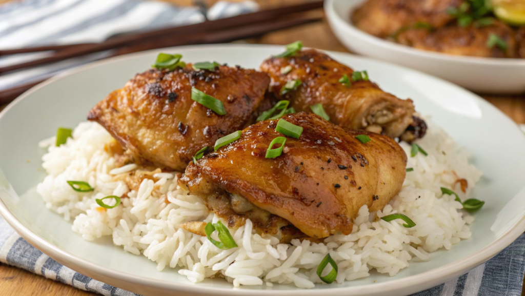 Chicken Thighs and Rice