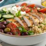 mediterranean chicken bowl